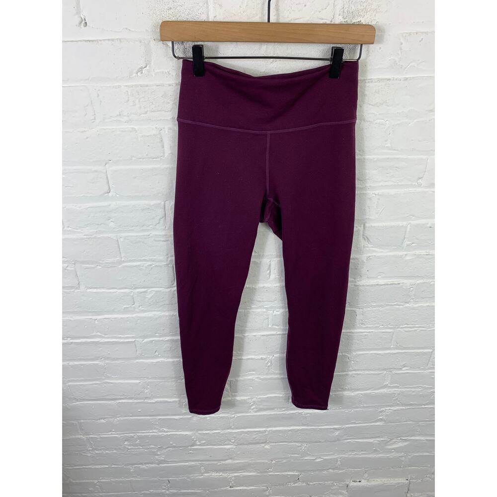 Powerhold by Fabletics Women's Yoga Running Athletic Leggings Maroon Size S